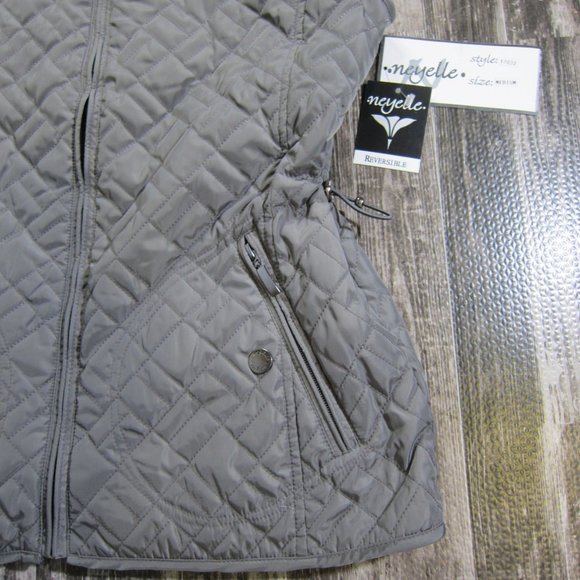 NWT Women's Reversible Quilt/Microboa Vest - Picture 5 of 8
